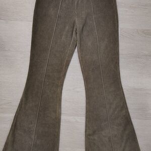 Aerie Corduroy Flare Pants - Brown